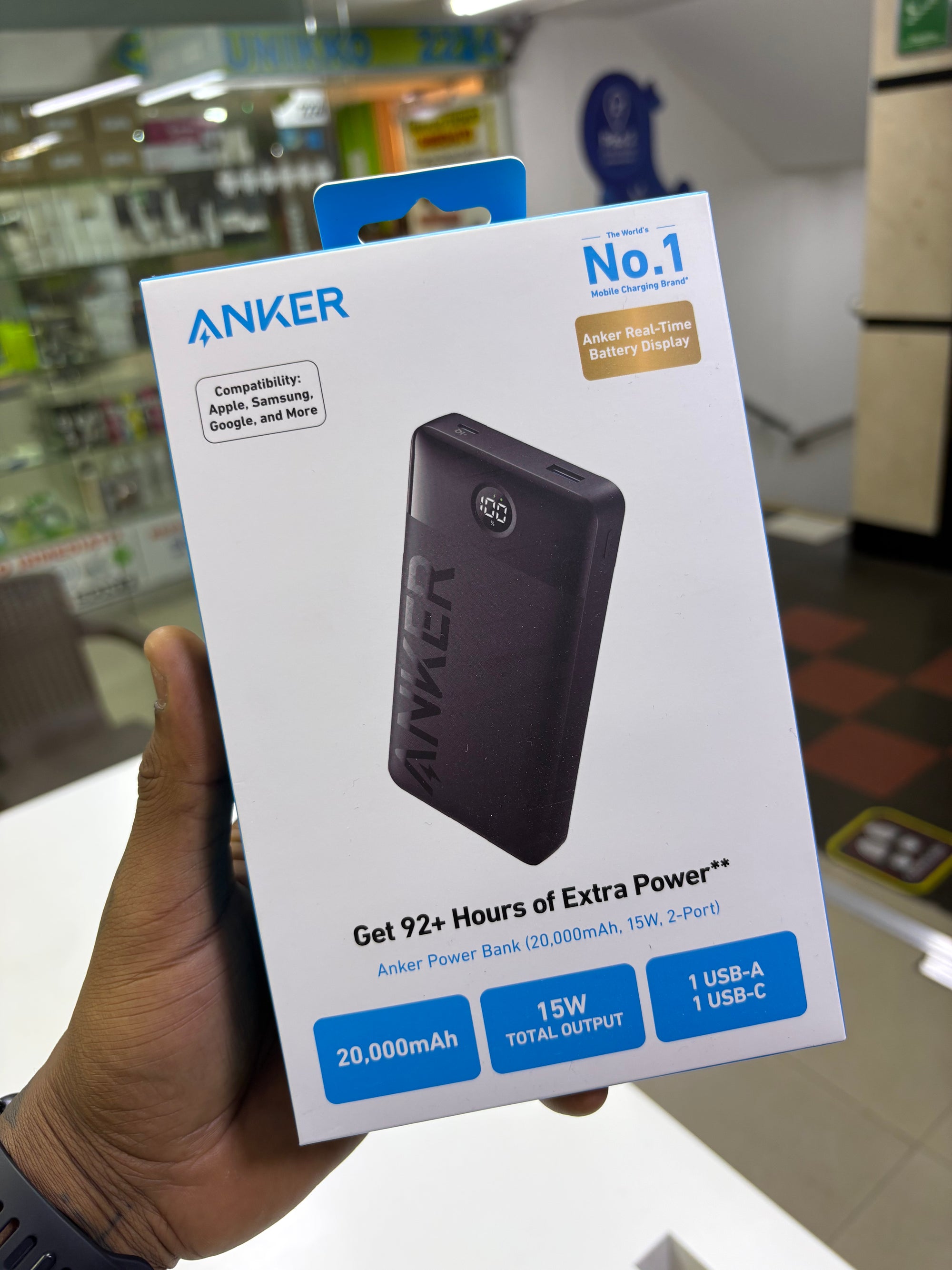 Anker power bank 20.000mAh